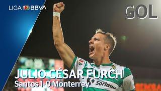 Gol de J. Furch | Santos Laguna 1 - 0 Monterrey | Liga BBVA MX - Apertura 2019  - Jornada 6