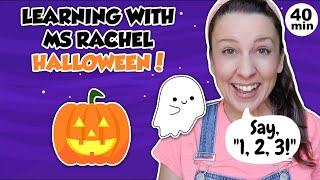 Learning with Ms Rachel Halloween | Videos for Toddlers | Kids Songs | Wheels on The Bus | Speech