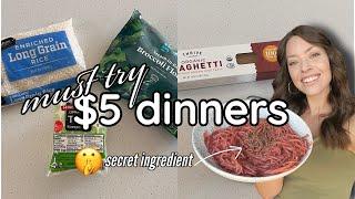 $5 DINNERS | Cheap Fast & EASY! Cheap Family Meal Ideas