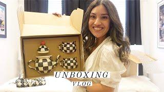 MacKenzie - Childs Home Unboxing | Weekly Vlog | Home Decor | Christian Savelle