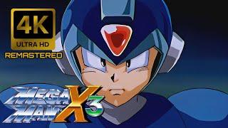 Mega Man X3 (Rockman X3) Opening [4K 60FPS Remastered]