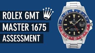 Vintage Watch Evaluation Rolex GMT Master 1675