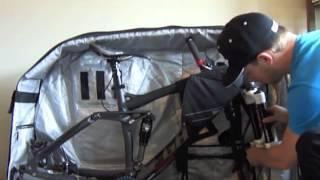 How to pack a mountain bike into an EVOC bike bag