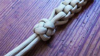 How To Tie A Four Strand Crown And Diamond Knot