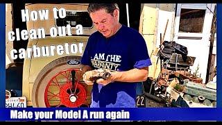 How to troubleshoot and fix a Ford Model A fuel system. PLUS- How to clean out a Zenith carburetor