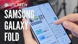 SAMSUNG GALAXY FOLD im HANDS-ON (deutsch): Faltbar UND haltbar! – GIGA.DE