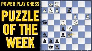 Chess puzzle of the week - Black to play | Bethke vs Gukesh 2020