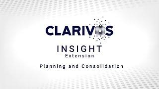 SAP Qualified Package: Clarivos Insight Extension for Planning & Consolidation