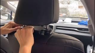 how to install car headrest monitor