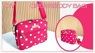 How To Make a Mini Crossbody Bag Out Of Fabric | Mini Crossbody Bag Tutorial