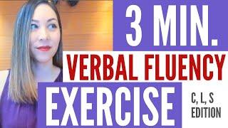 DAILY Verbal Fluency Free Association Exercise