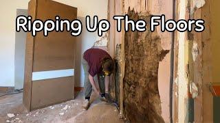 Ripping Up The Floors At My Old Vacant Irish Cottage  Ep. 83