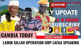 LAMIN SILLAH OPERATION UDP LAFAA SPEAKING