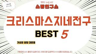 크리스마스지네전구 쇼핑 가이드 추천 TOP5