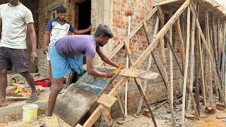 Staircase FormWork_Techniques of OutSide Staircase Centringwork fast and easy way