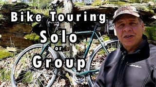 Bike Touring Solo or in a Group?