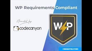 WP Requirements Compliant Badge - CodeRevolution's new award