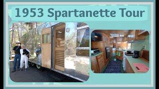 1953 Spartanette Vintage Trailer Tour