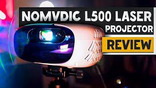 World's Smallest Tri-Laser Projector: NOMVDIC's L500 Review