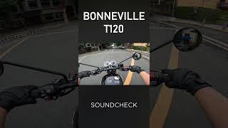 Triumph Bonneville T120 Soundcheck // Better with headphones