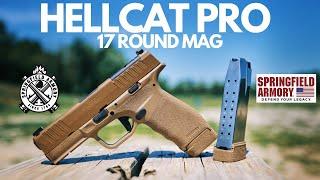 Springfield Armory Hellcat Pro 17 Round Mag Review and First Shots - The Best New EDC