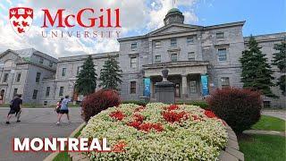 【4K】McGill University & Downtown neighbourhood Virtual Walk, Montreal  2023