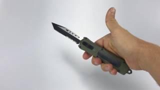 Cerakote Mil Spec OD Green Spartan OTF Knife