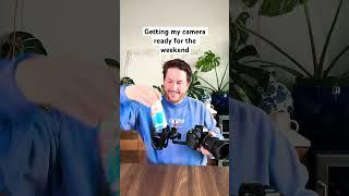 Getting my camera ready for the weekend