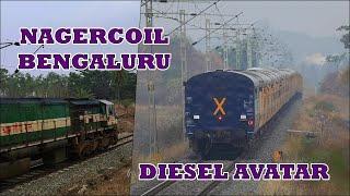 Diesel days of 17236 Nagercoil - Bengaluru City Express | April 2022 | Hosur