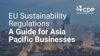 Navigating EU Sustainability Regulations: A Guide for Asia Pacific Businesses