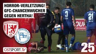 Horror-Verletzung! GFC-Chancenwucher gegen Hertha: Greifswald - Hertha 03 | Regionalliga Nordost