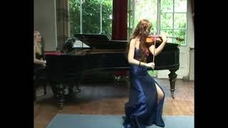 Paganini Violin Concerto no.1, II Adagio, Anna Karkowska Violin, Katarzyna Karkowska Piano