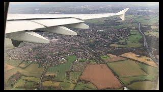 Airbus A380-800 " Heavy LANDING due to Deep Air Pocket " - 4K HD