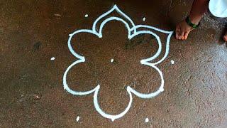 Aadivelli special flowers kolam|5*3 aadiperuku special kolam|Aadi 18 kolam|Super Beautiful rangoli