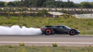 Koenigsegg JESKO ABSOLUT CAUGHT FIRE during the Drag Race - Supercar Owners Circle 2024 Puglia!!