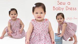 How to Sew a Baby Dress - Free Pattern