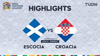 HIGHLIGHTS - Escocia vs Croacia | UEFA Nations League 2024 | TUDN