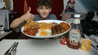 ENGLISH BREAKFAST MUKBANG| BAKED BEANS, SAUSAGE| FULL ENGLISH BREAKFAST | BREXIT HAPPENED‍️!!