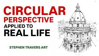 Circular Perspective Applied to Real Life Architecture