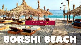 BORSH BEACH ALBANIA ️  Një nga plazhet më të bukura #subscribe #albania #beach #summer2024