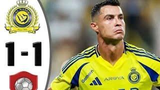 Al Nassr vs Al Resd match highlight watch and enjoy the video 1 vs 1