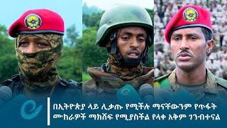 በኢትዮጵያ ላይ ሊቃጡ የሚችሉ ማናቸውንም የጥፋት ሙከራዎች ማክሸፍ የሚያስችል የላቀ አቅም ገንብተናል