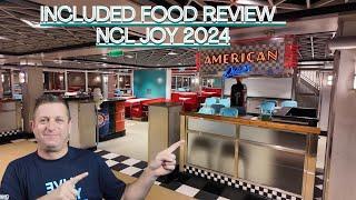 Norwegian Joy: Included Food Review