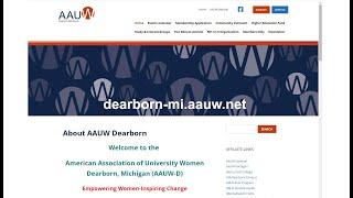 KiwaniTalk - AAUW - American Association of University Women with Valerie Murphy-Goodrich