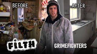 Cleaning Up After Nightmare Tenants | FULL EPISODE | Grimefighters | Episode 1