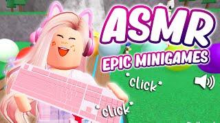 ROBLOX Epic Minigames but it's KEYBOARD ASMR... *VERY CLICKY*