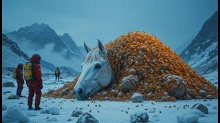 Heroic Rescue: White Horse Saved from Millions of Bees and Fungus in the Jungle (Emotional Ending)