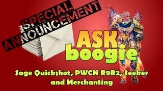 PWI | Ask boogie : Quickshot Balancing, PWCN R9R2, Seeker & Merchanting