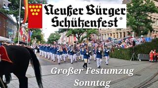 Neusser Bürger Schützenfest 2023 Festzug Sonntag