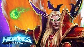 Kael'thas Flamestrikes For Big Damage! | Heroes of the Storm (Hots) Kael'Thas Gameplay